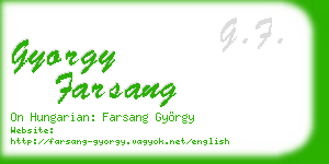gyorgy farsang business card