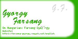 gyorgy farsang business card